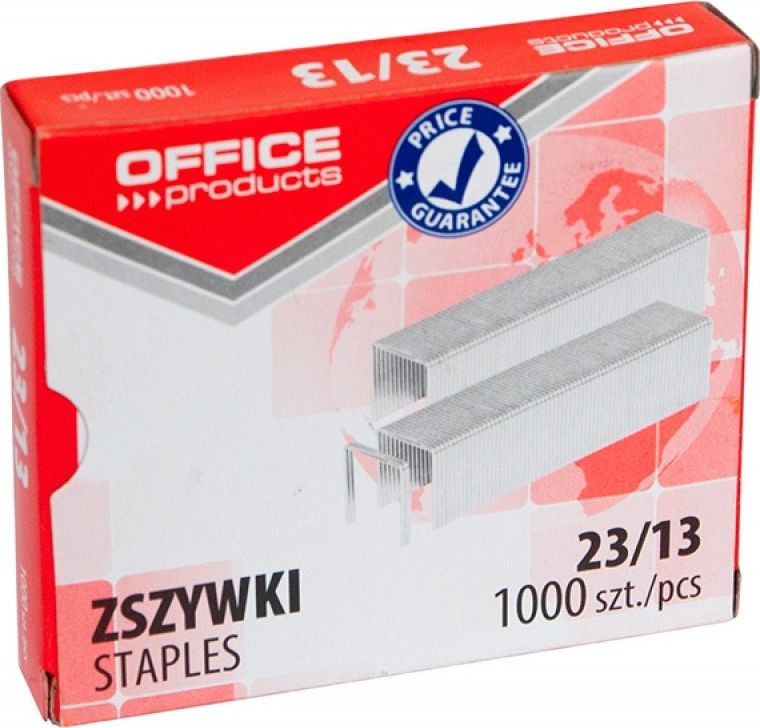 Office Products Zszywki, 23/13, 1000 szt.