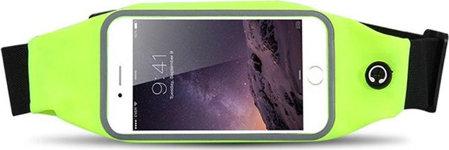 Mobilari SASZETKA NERKA PAS NA TELEFON UNIWERSALNA 5.5'' ZIELONY