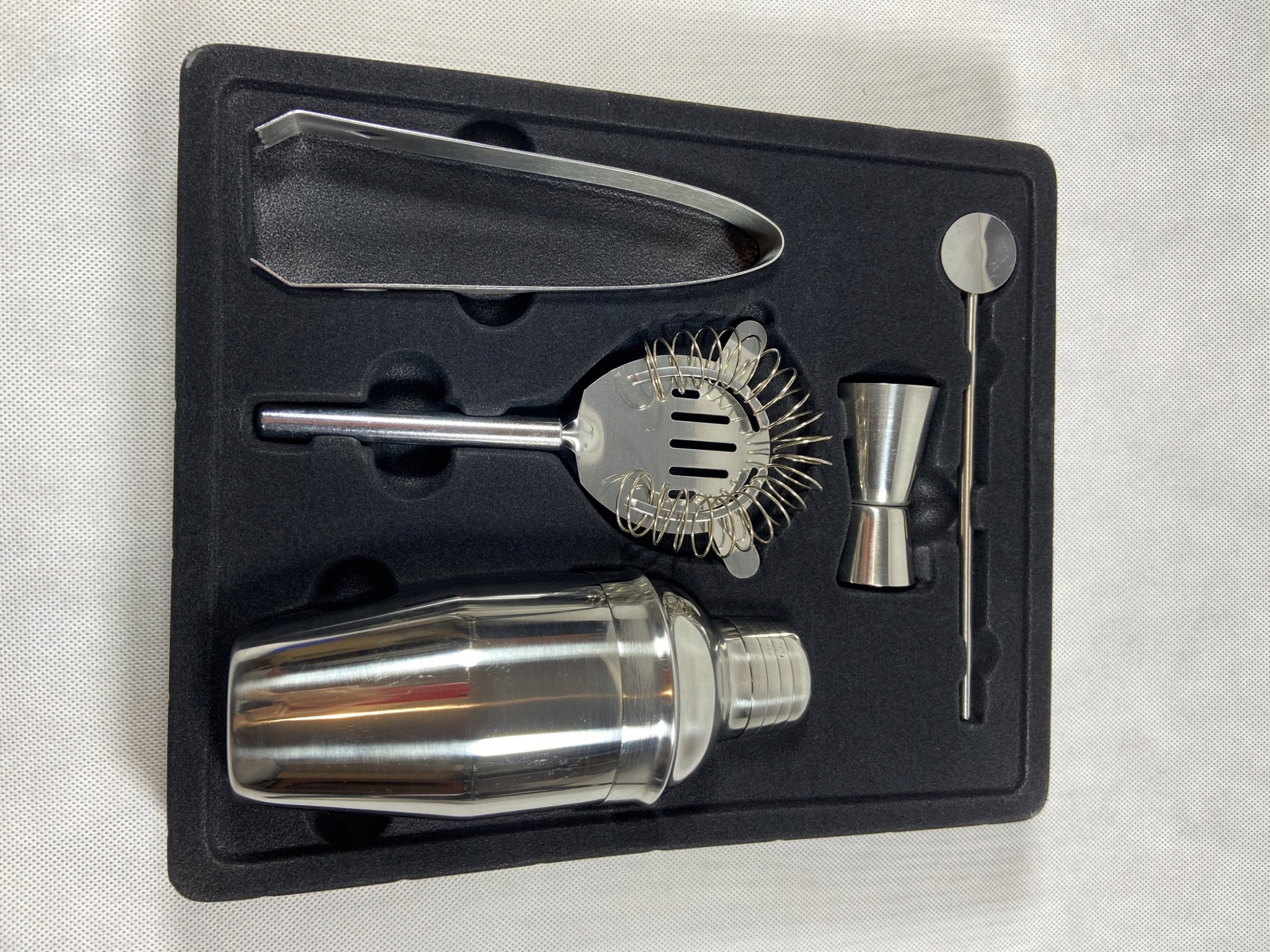 Alpina ZESTAW BARMAŃSKI 5 ELEMENTÓW SHAKER DO DRINKÓW SZCZYPCE ALPINA