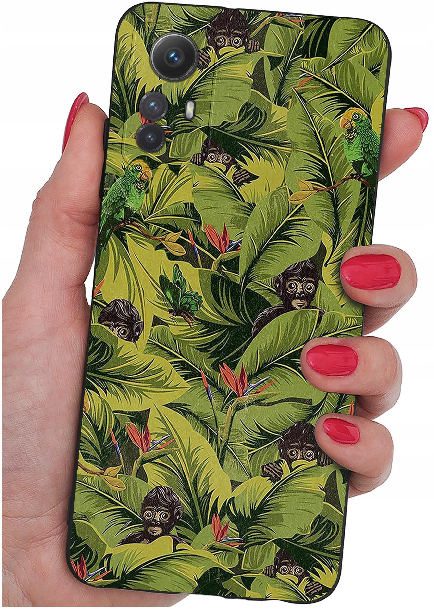 ETUI do Xiaomi Redmi Note 12S | WZORY | SILIKONOWE MATT CASE + SZKŁO 9H