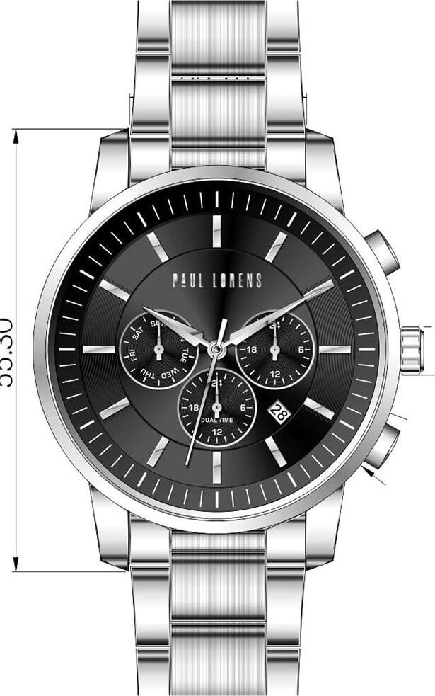 ZEGAREK MĘSKI PAUL LORENS - PL6647B-6C1 (zg372d) + BOX