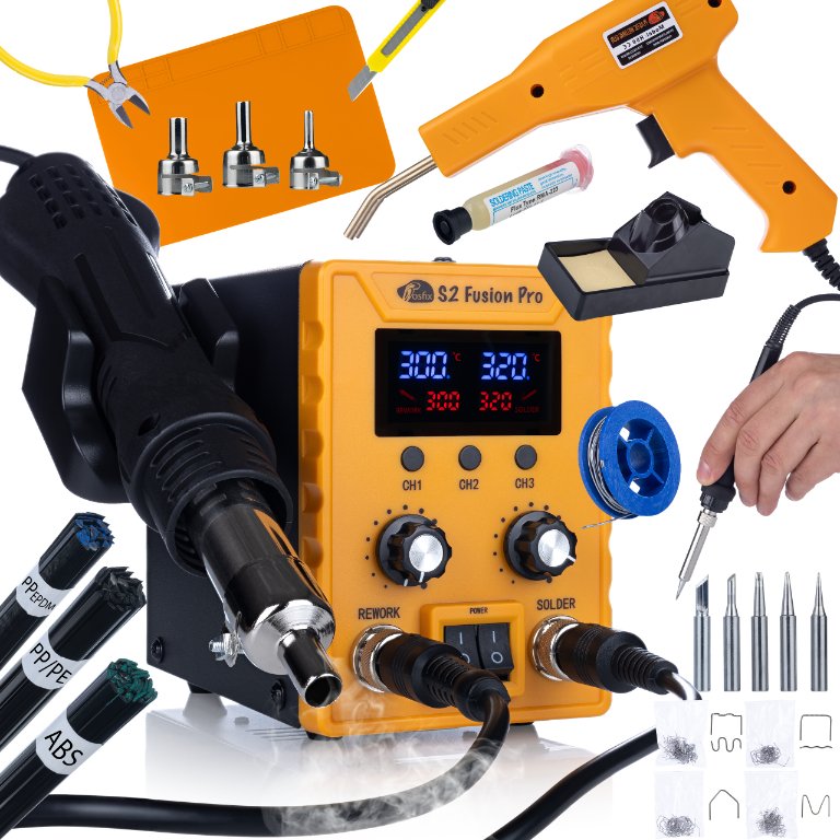 STACJA LUTOWNICZA HOT AIR SPAWARKA PLASTIKU CYNOWANIE GROTY FLUX MATA ESD