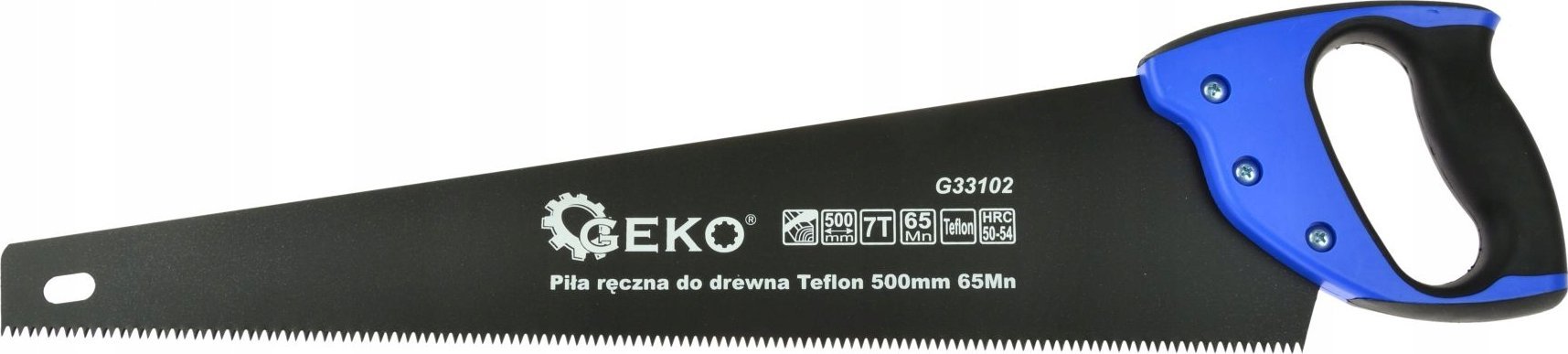 Geko Piła ręczna do drewna Teflonowa 500mm 65Mn (40)