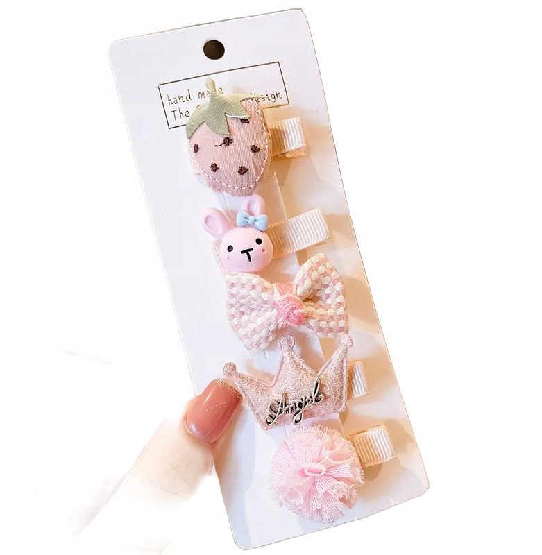 Zestaw Spinek do włosów Dziewczęcy Różowe XXXIII