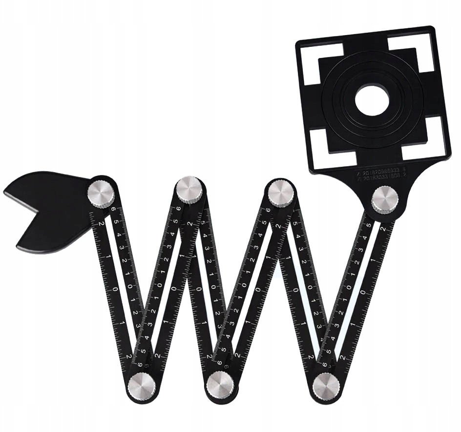 Znacznik przymiar wzornik szablon otworów płytek Falon-Tech FT065