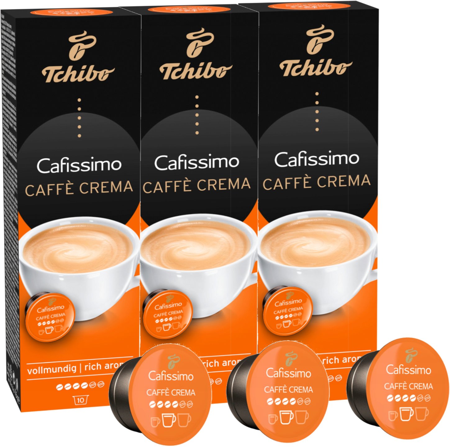 Tchibo Kapsułki Cafissimo Caffe Crema Rich Aroma 3x10 szt.