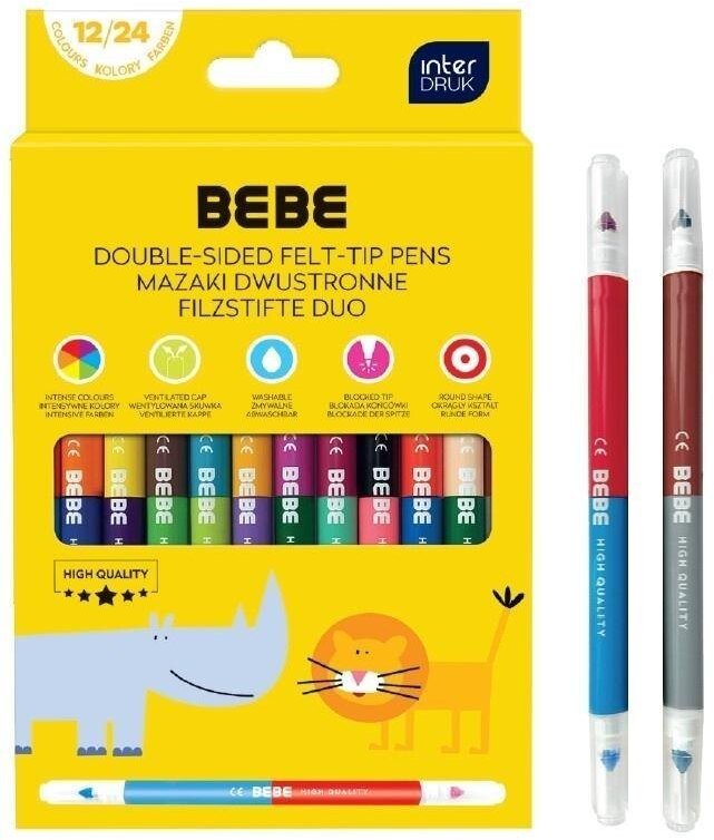 Interdruk Mazaki dwustronne 12/24 kolor Bebe Kids