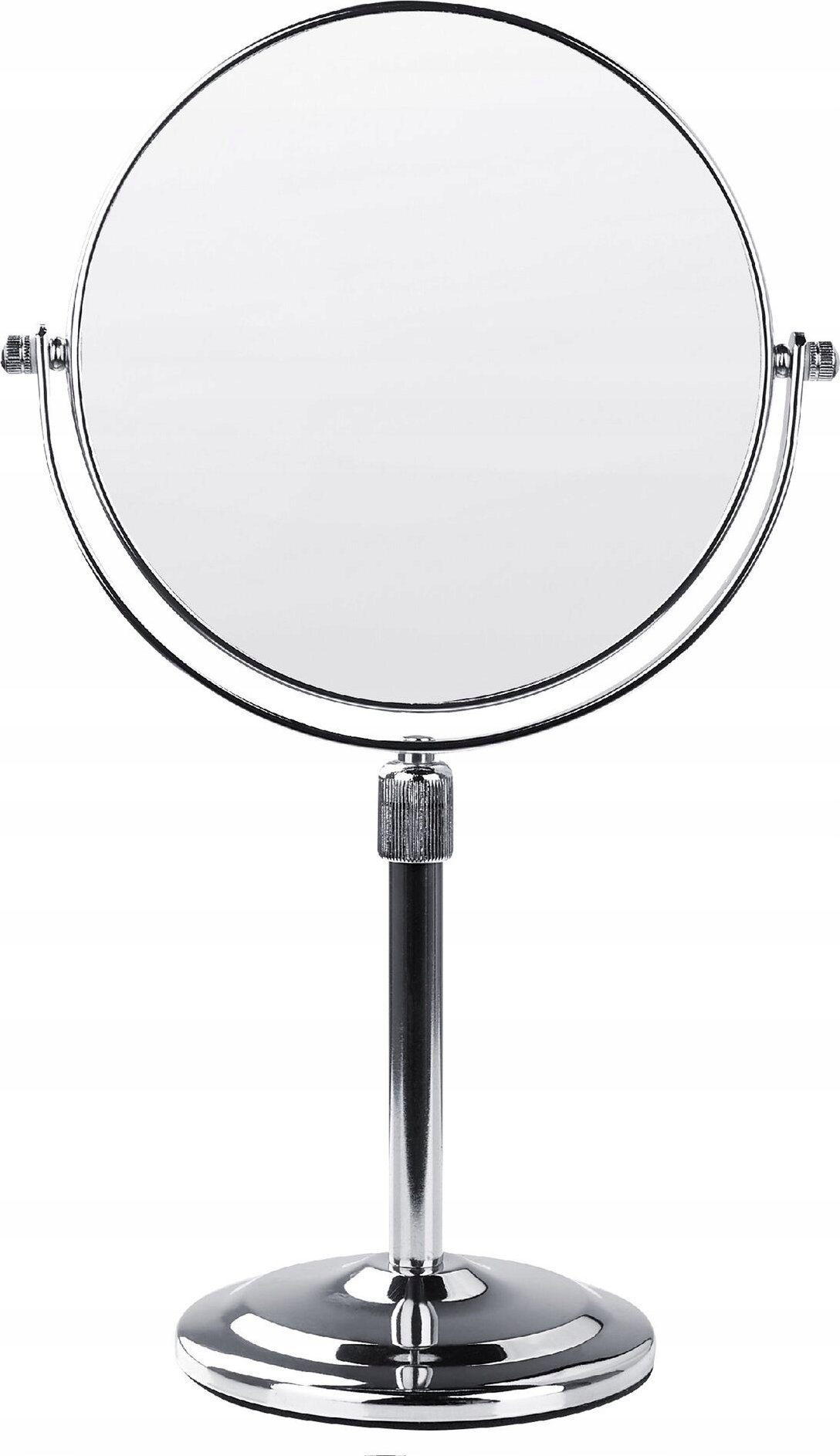 Lusterko kosmetyczne Beliani Lusterko kosmetyczne ø 20 cm srebrne AVERYON