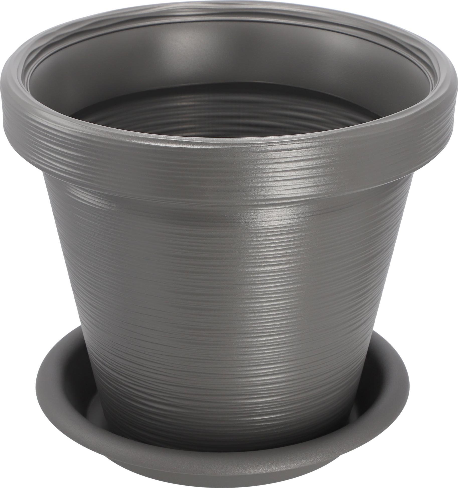 Kadax DONICA DONICZKA + PODSTAWKA DŁUTO ANTRACYT 46x40cm