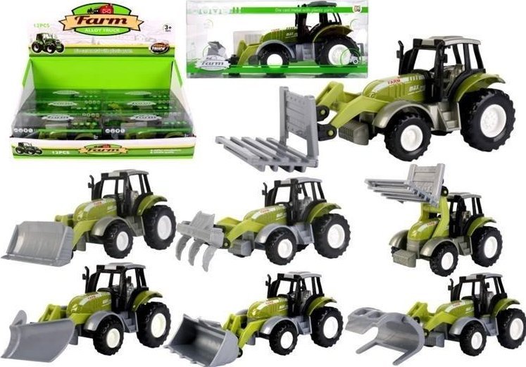 Pro Kids Traktor z łyżką metalowy mix