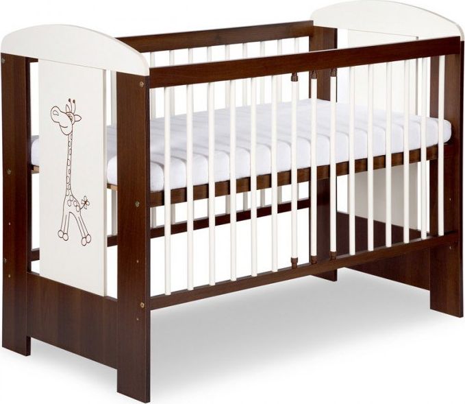 Lovytė Klupś Giraffe 120x60, balta/ruda