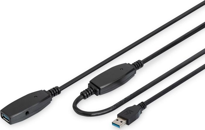 Kabel USB Digitus 10 m Czarny (DA-73105)