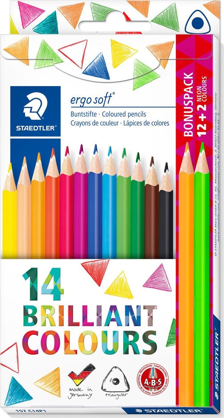 Staedtler STAEDTLER Buntstift ergosoft neon 14ST