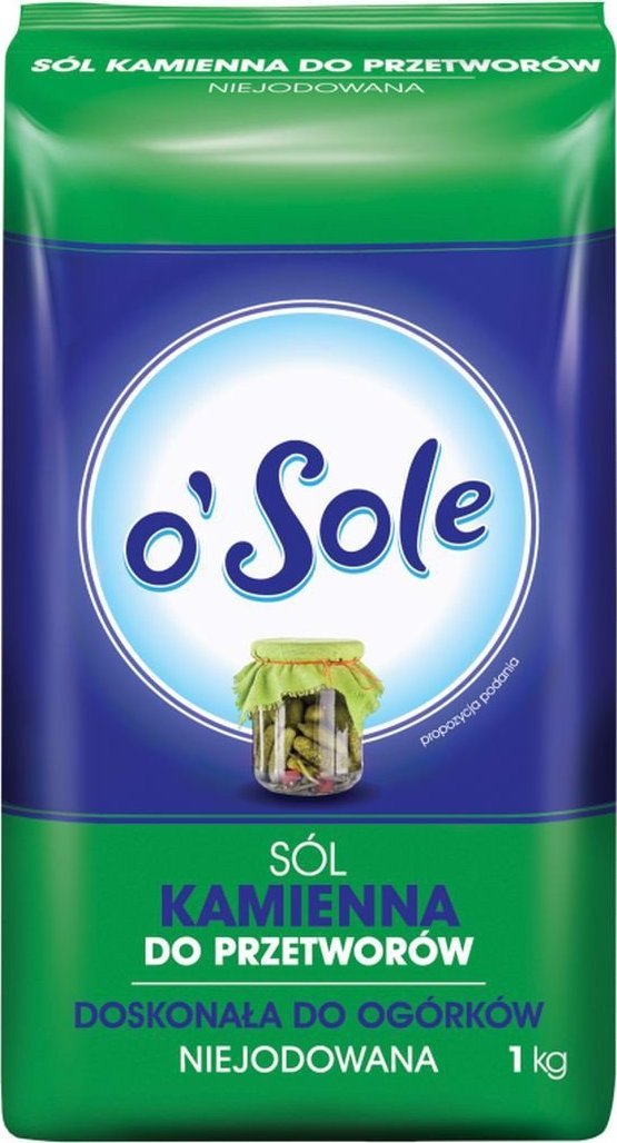 Cenos o'Sole Sól kamienna do przetworów niejodowana 1 kg