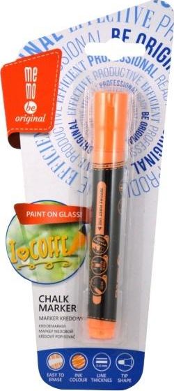 MemoBe Marker kredowy neon pomarańczowy