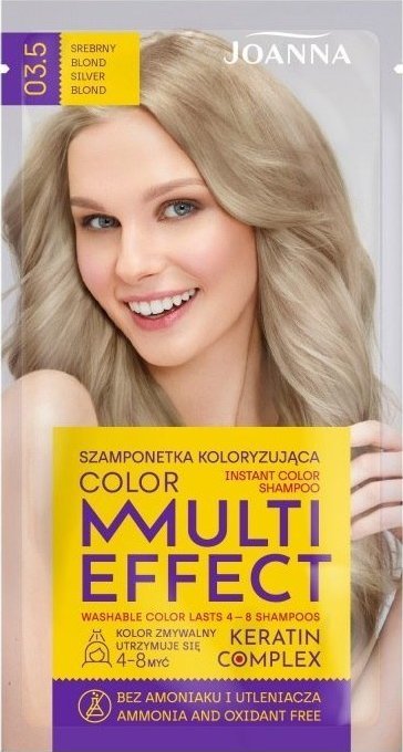 Joanna Joanna Multi Effect Color szamponetka koloryzująca 03.5 Srebrny Blond 35g