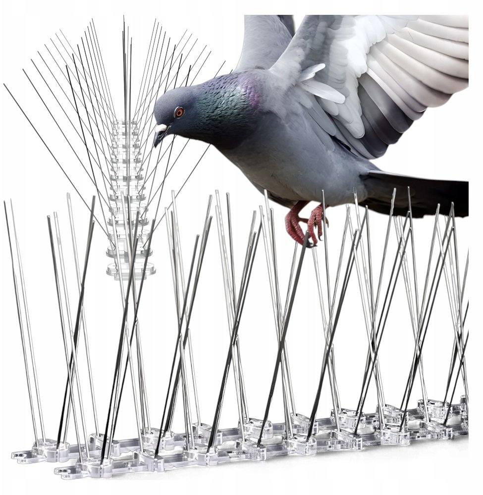 NAJGĘSTSZE KOLCE PRZECIWKO PTAKOM 50SZT KANZA