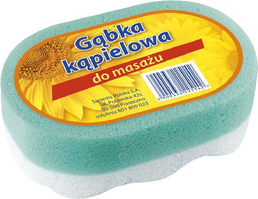 Gosik Gąbka kąpielowa do masażu owalna