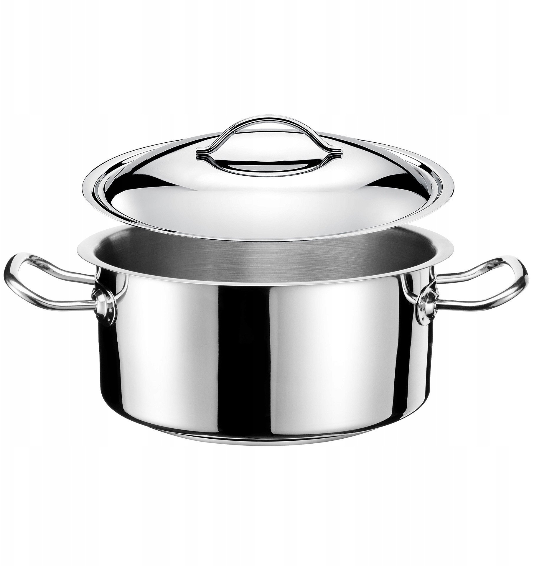 EXCLUSIVE Garnek niski 20 cm z pokrywką