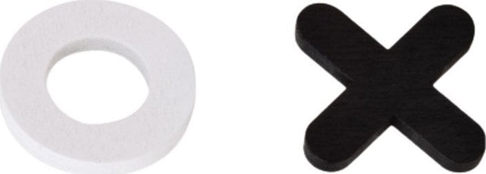 LeanToys Gra W Kółko i Krzyżyk Strategiczna Logiczna Drewniana LEAN TOYS