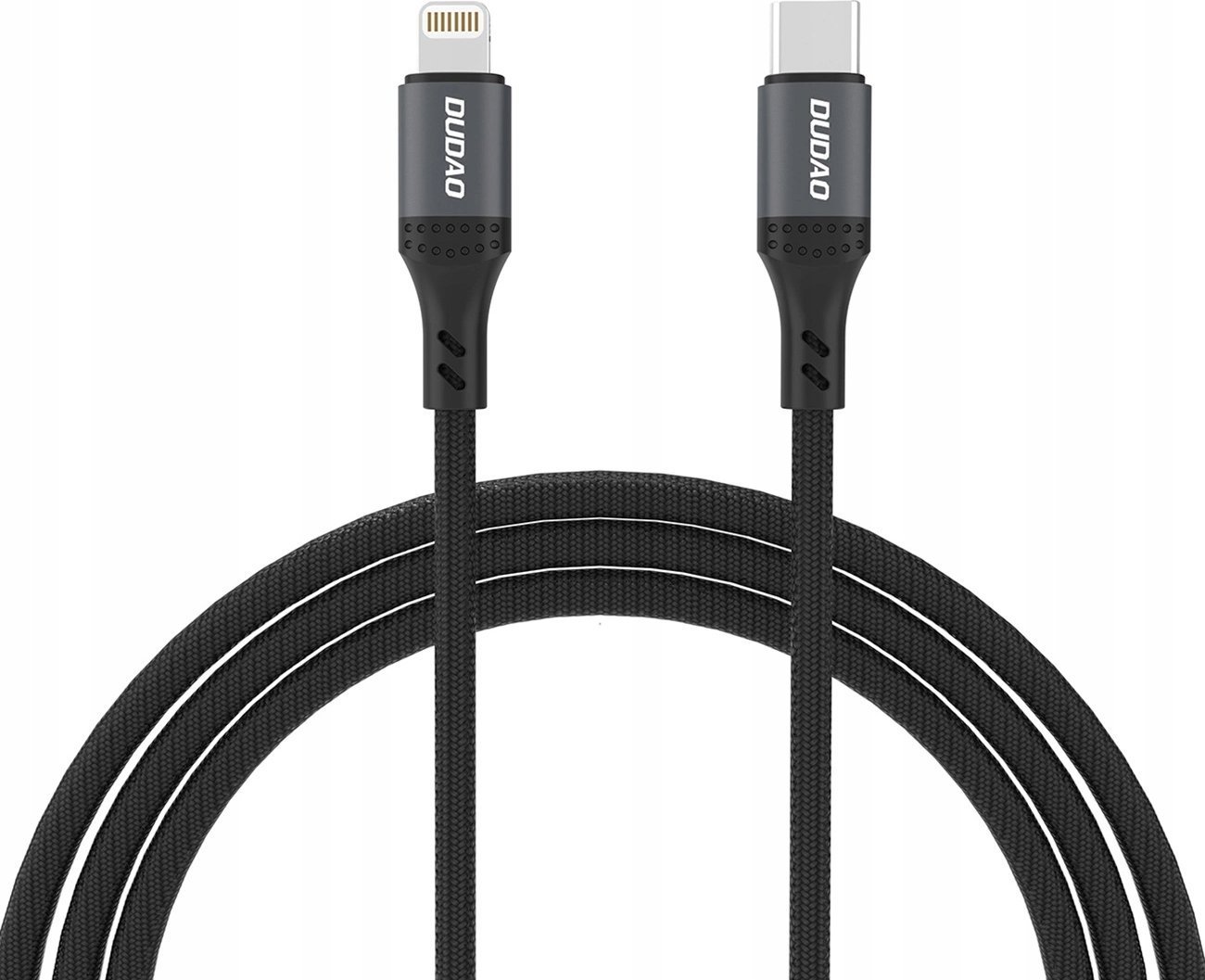 Kabel USB Dudao USB-C - Lightning 2 m Czarny (6976625333080)
