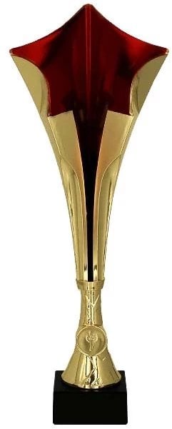 Victoria Sport Puchar plastikowy złoto-czerwony