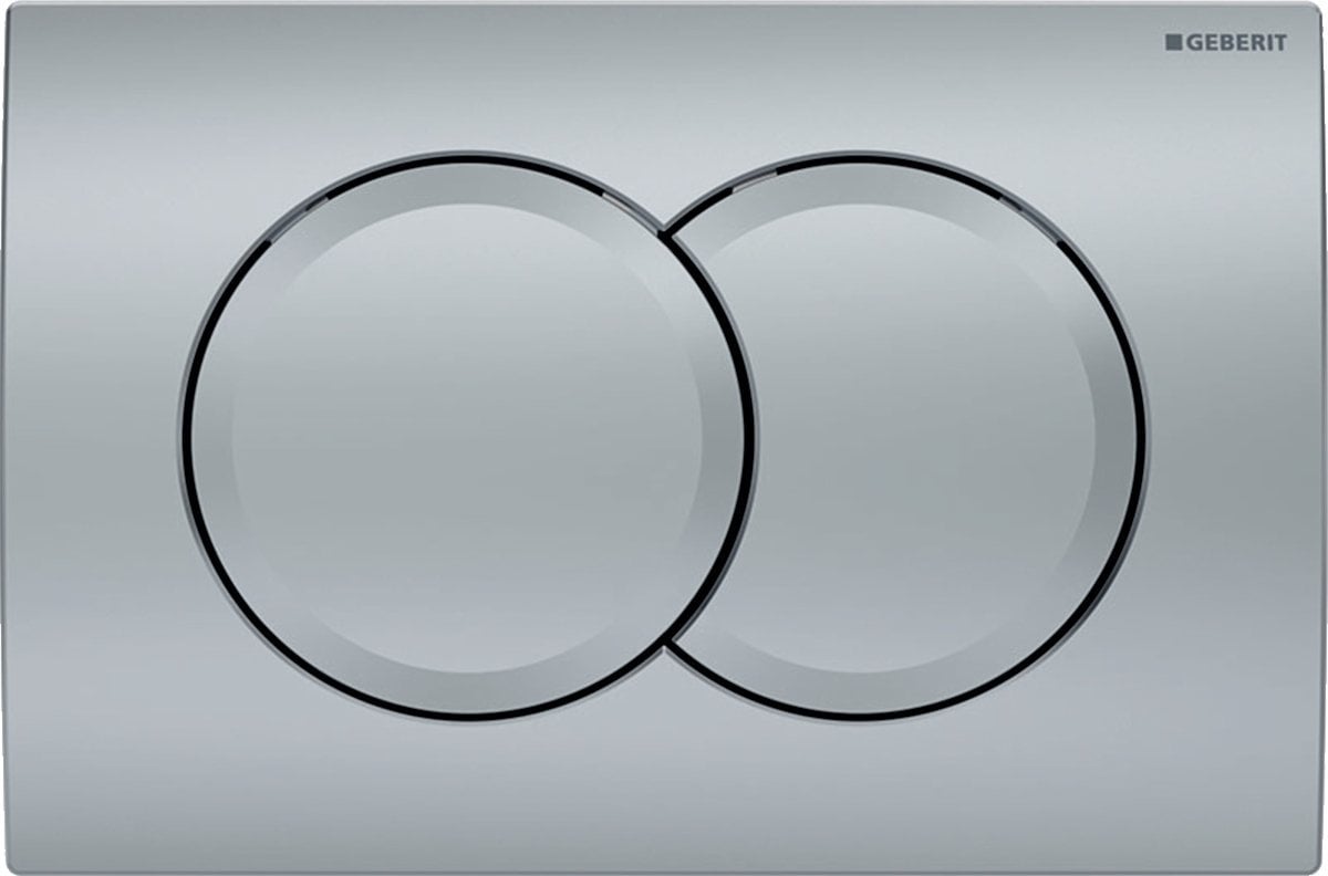 Przycisk spłukujący Geberit Przycisk uruchamiający Geberit Delta01, przedni, chrom-mat [1/10/180]