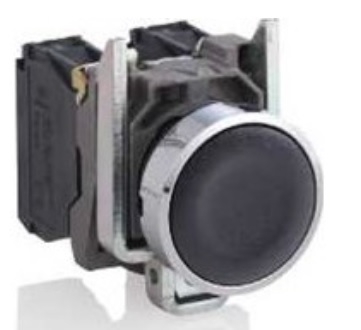 Schneider Electric Przycisk sterowniczy 22mm czarny z samopowrotem - XB4BA21