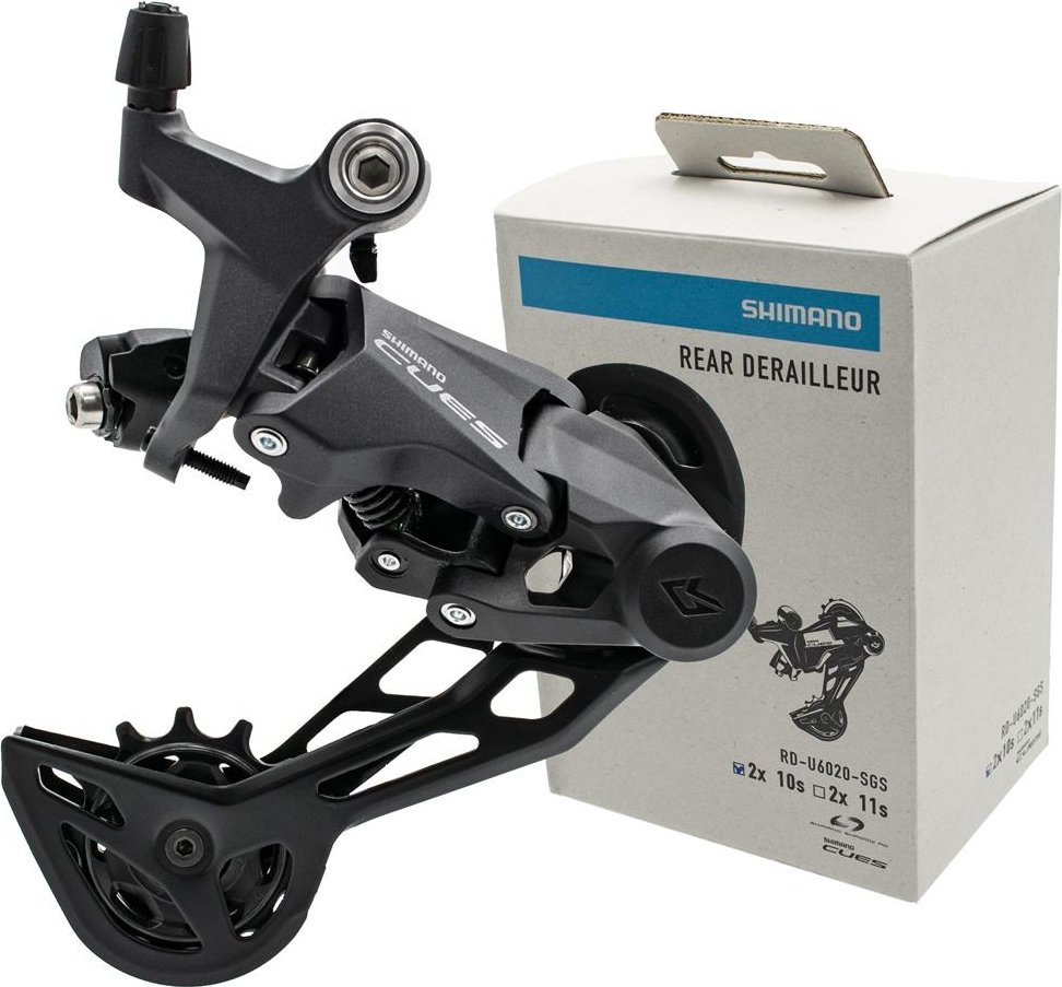 Shimano Przerzutka tylna Shimano Cues RD-U6020-SGS, 2x10-rz, Shadow RD