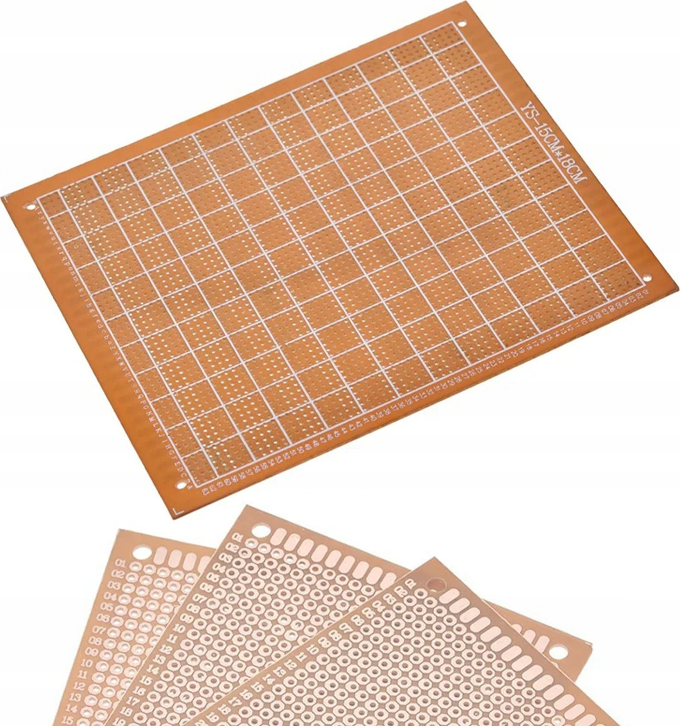 Rosfix ROSFIX JEDNOSTRONNA UNIWERSALNA PŁYTKA PROTOTYPOWA DRUKOWANA 15x18CM OTWORY