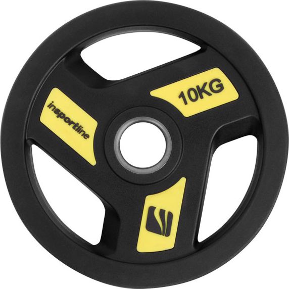 inSPORTline Olimpijskie obciążenie gumowane Herk 10kg 50mm - 9195
