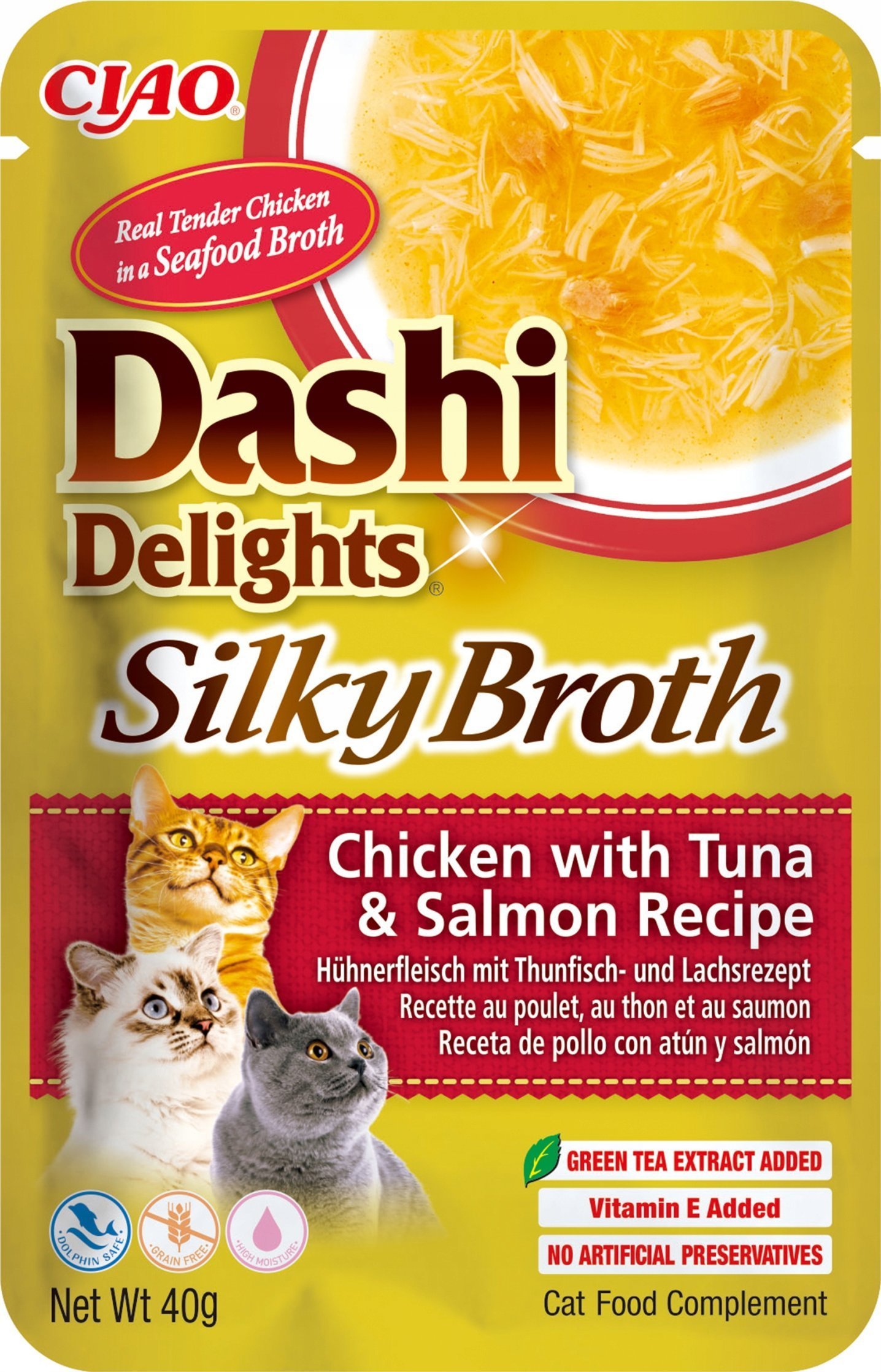 INABA CAT DASHI DELIGHTS SILKY CHICKEN TUN&SAL 40g