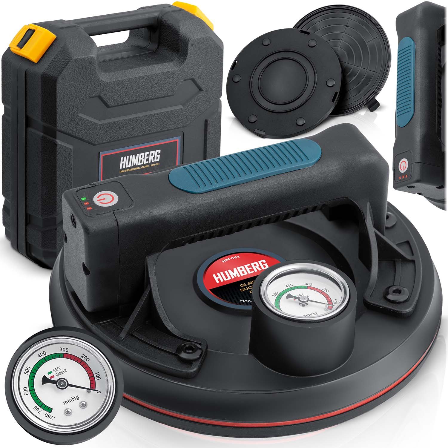 Przyssawka do płytek próżniowa elektryczna do 200 kg Humberg HM-162