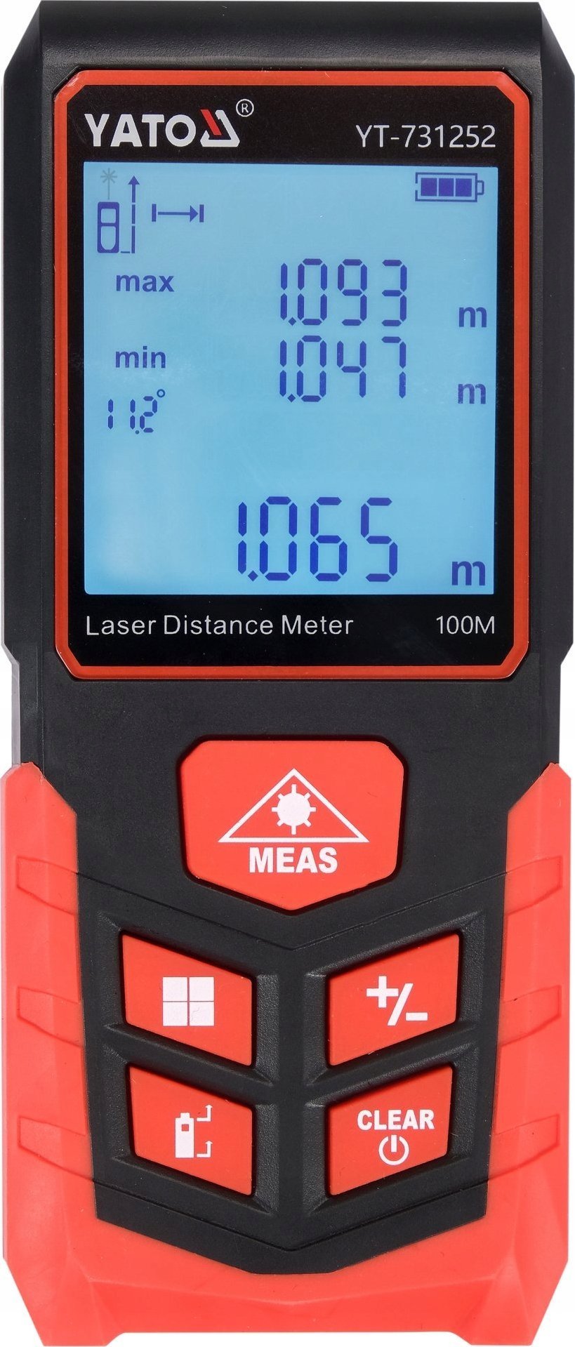 Dalmierz laserowy Yato YATO DALMIERZ LASEROWY 100m