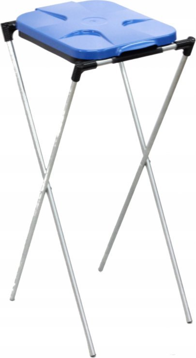 Kosz na śmieci Pako Stojak do segregacji odpadów (1-stanowiskowy) Niebieski - DREWMET