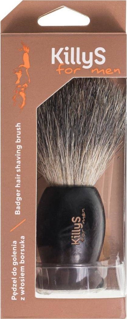 KILLYS For Men Badger Hair Shaving Brush pędzel do golenia z włosiem borsuka