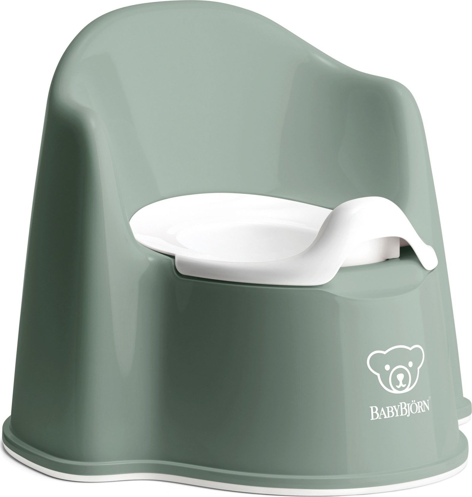 BabyBjorn BABYBJÖRN - Potty Chair - Deep Green/White