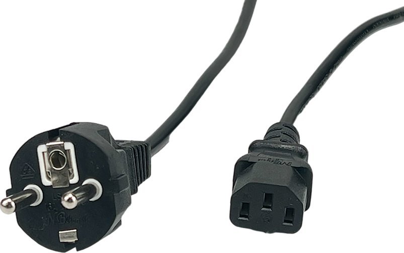 POSAC-C13EU30: POS AC cable C13-YJT3[10A]-CEE7/7-YJ-03[10A] H05VV-F3G1,0 L=3000 black