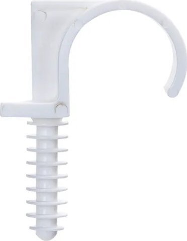 Aigostar Pojedynczy zacisk do rur z PVC ze śrubą rozporową, 25 mm Pojedynczy zacisk do rur z PVC ze śrubą rozporową, 25 mm