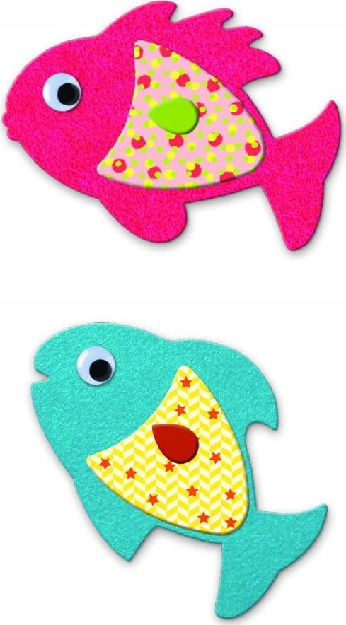Djeco Twórz z naklejkami - Kocham ryby