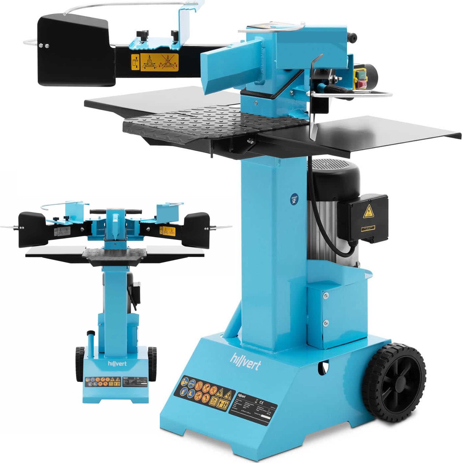 Hillvert Łuparka rębak do drewna pionowy śr. 30 cm 7 t 3000 W Łuparka rębak do drewna pionowy śr. 30 cm 7 t 3000 W