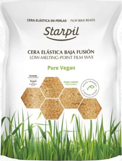 Starpil Depiliacinis vaškas granulėmis Starpil Pure Vegan Elastic Wax in Pearls, veganiškas, 1kg