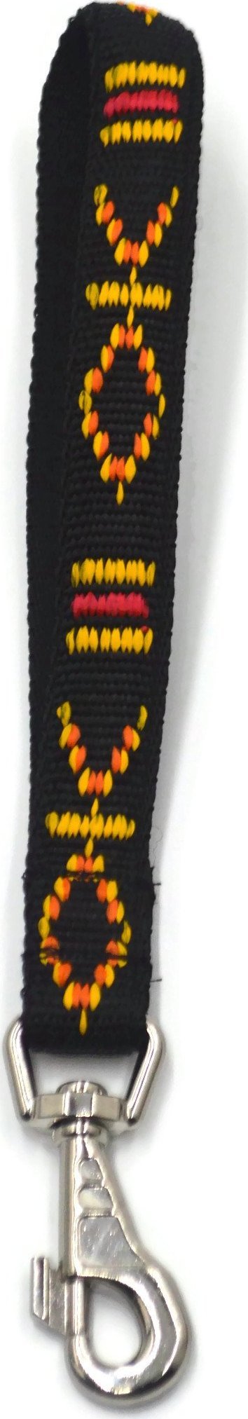 Alizoo Podwójna mocna rączka do obroży dla psa 25mm Indiański wzór - ALIZOO