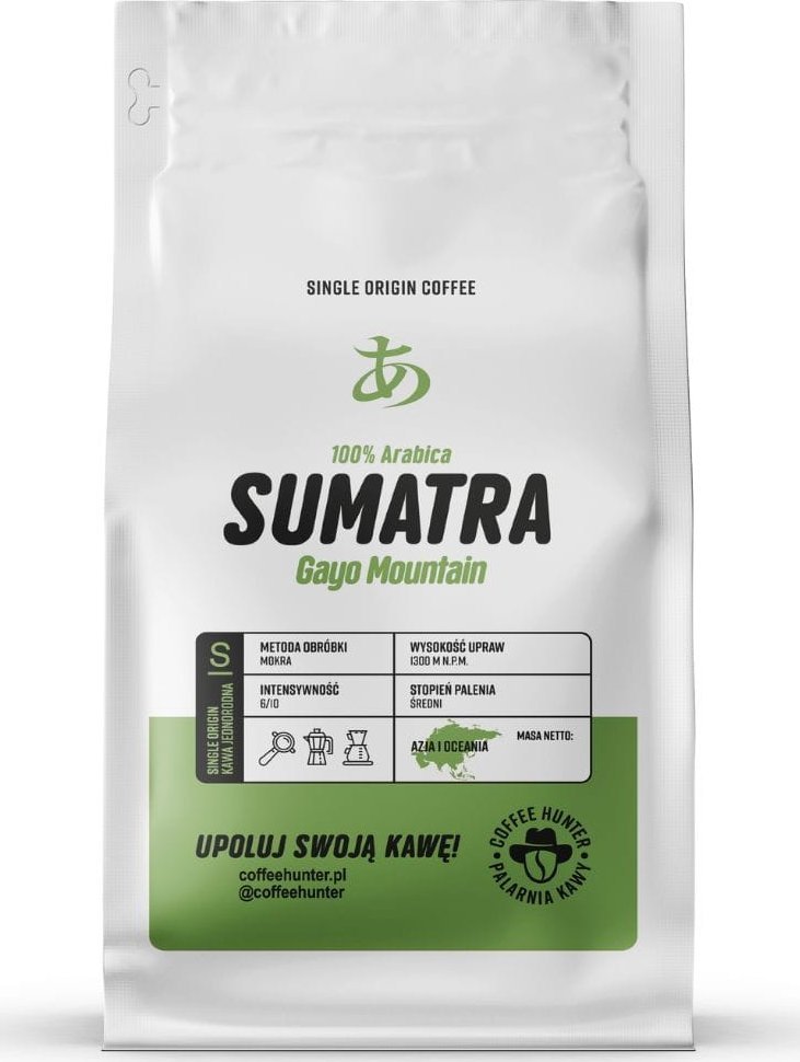Kawa ziarnista Coffee Hunter Sumatra Gayo Mountain 1 kg