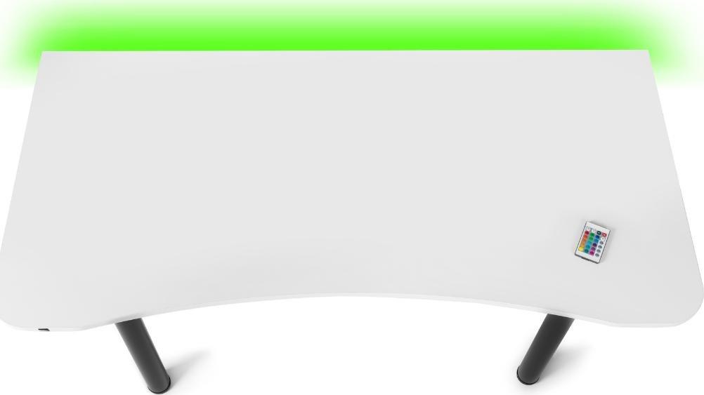 Biurko Marco Game Pro Białe 139 cmx68 cm