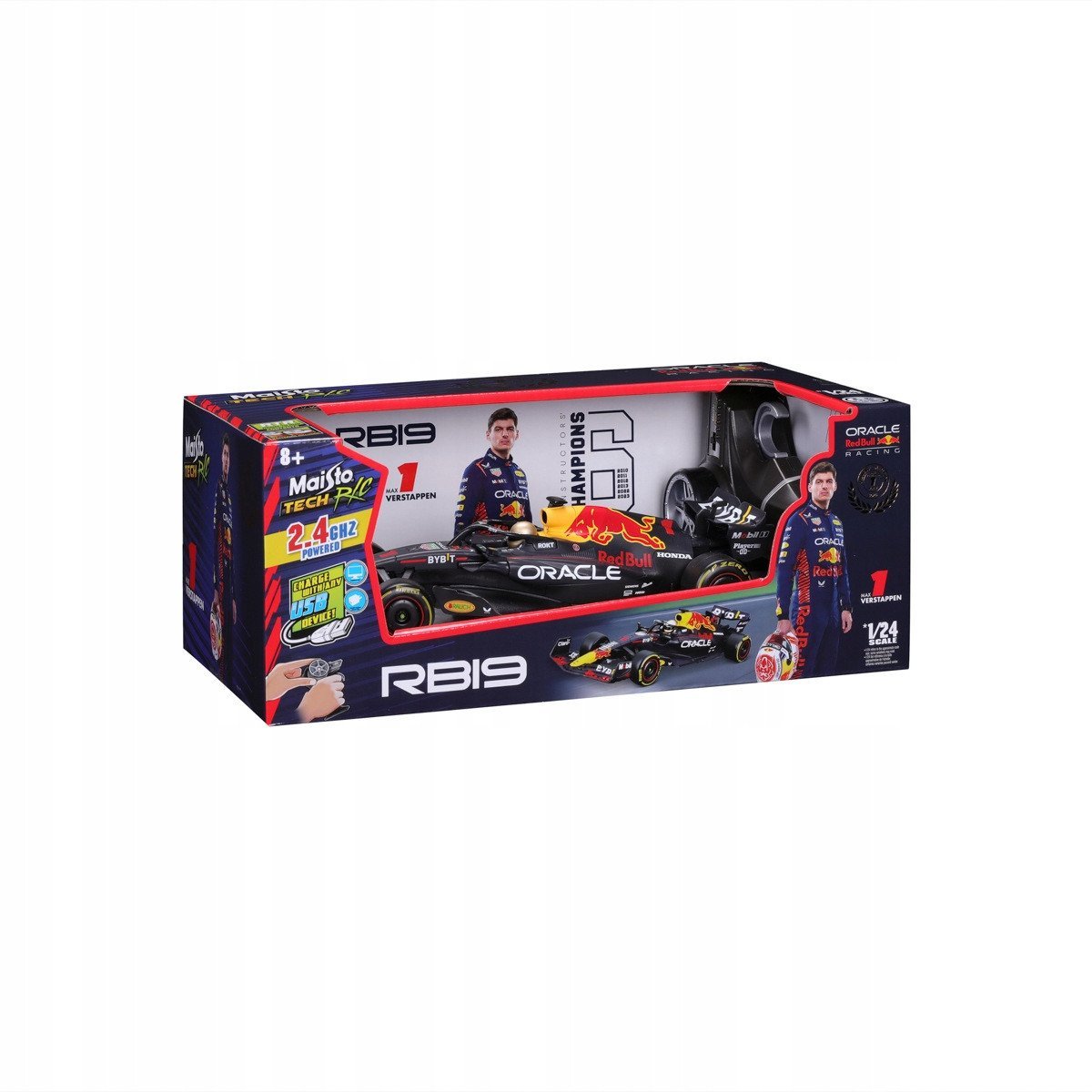 TOY RC CAR F1 ORACLE RB19 82358