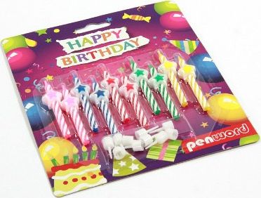 Penword Świeczki urodzinowe PT-10G Penword