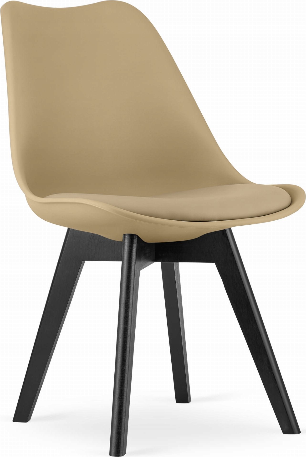 Leobert Krzesło MARK - ciemny beż / nogi czarne x 1