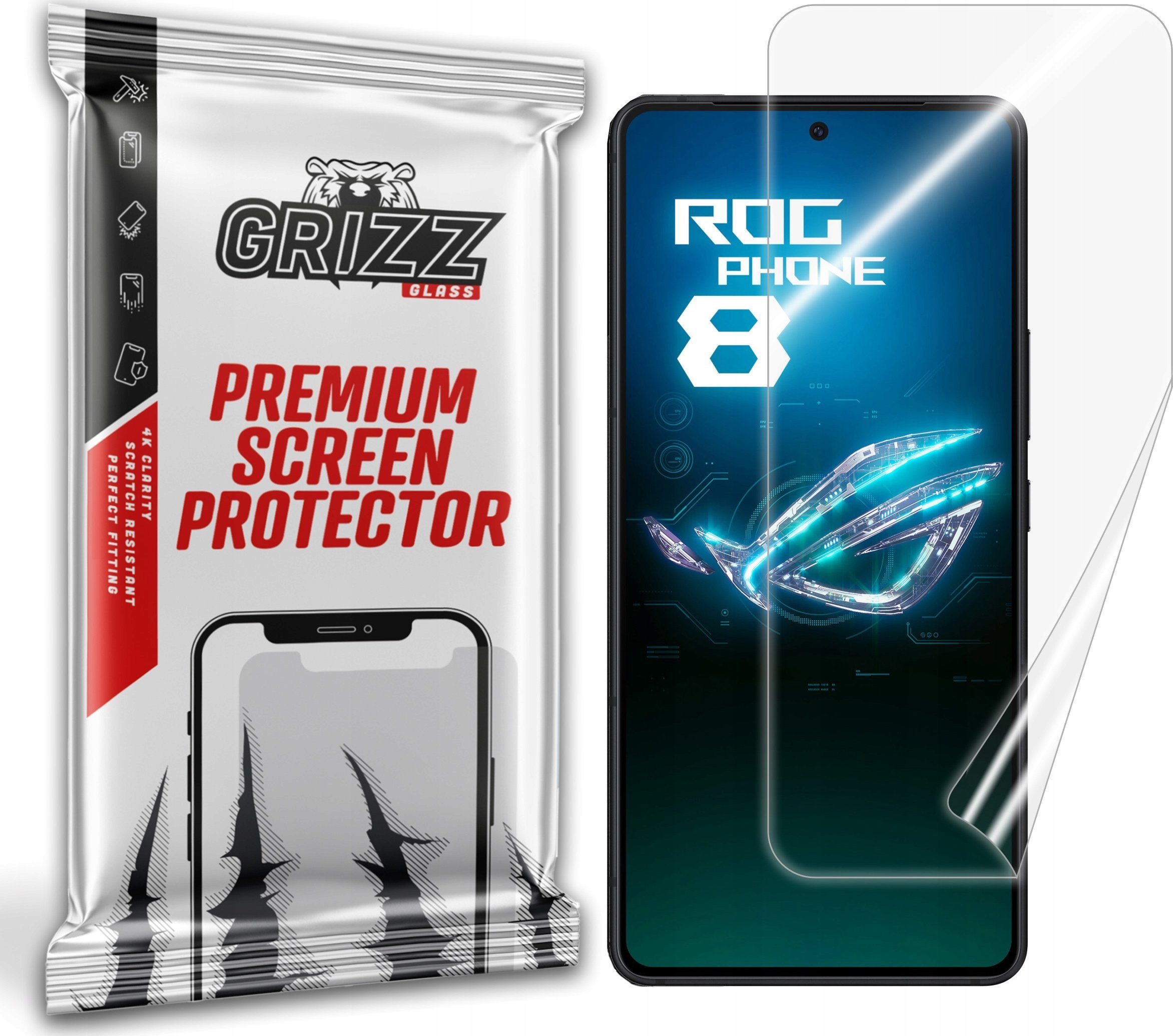 GrizzGlass Folia ceramiczna GrizzGlass CeramicFilm do Asus ROG Phone 8