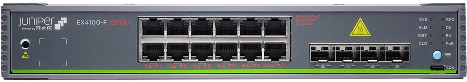 EX4100-F 12-PORT POE+